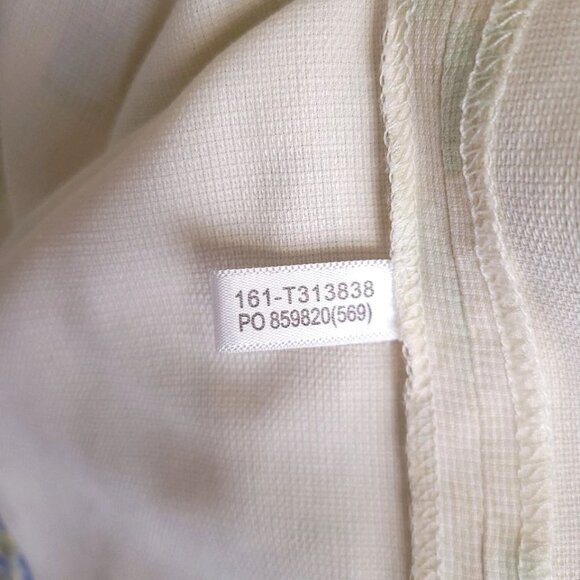 TOMMY BAHAMA Mens XL Silk Ikat Diamond Print Short Sleeve Beige Camp Shirt - Picture 9 of 9